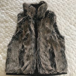 Like New Fur Vest with Pockets!